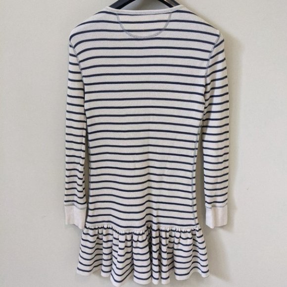 Polo Ralph Lauren Striped Cotton  Sweater Dress L T Shirt Dress Nautical - Picture 4 of 8